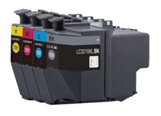 Compatible Brother LC3219XL full Set of 4 Inks (Black,Cyan,Magenta,Yellow)
